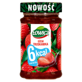 Łowicz Dżem truskawkowy 6 kcal, 200 g - miniaturka zdjęcia produktu