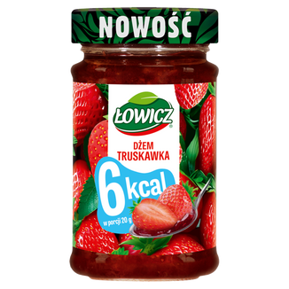 Łowicz Dżem truskawkowy 6 kcal, 200 g - zdjęcie produktu