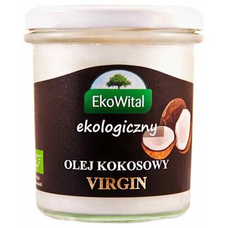 Ekowital Olej kokosowy, virgin, ekologiczny, 240 g - zdjęcie produktu