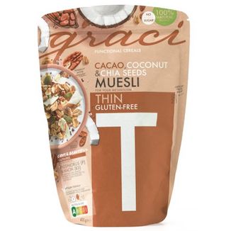 Graci Musli funkcjonalne, Thin, bezglutenowe, 400 g - zdjęcie produktu