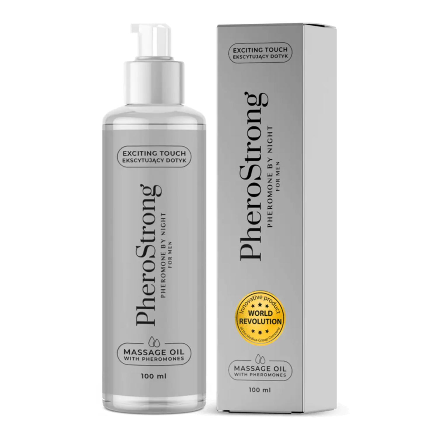 Nieznana PheroStrong by Night for Men, olejek do masażu, 100 ml