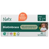 Naty BioEmbrace, ekologiczne pieluchy jednorazowe, rozmiar 5, 11-25 kg, 40 sztuk - miniaturka zdjęcia produktu