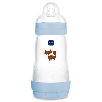 MAM Perfect Start, butelka antykolkowa, ze smoczkiem silikonowym, Grounding in Nature, boy, od 2 miesiąca, 260 ml - zdjęcie produktu
