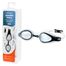 Spokey Kobra, okulary do pływania, biało-czarne - miniaturka 2 zdjęcia produktu