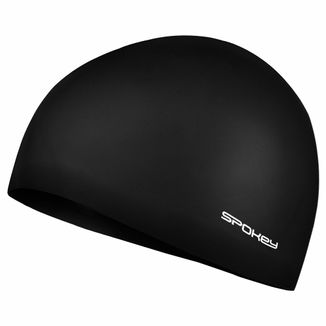 Spokey Summer Cup, czepek pływacki, silikonowy, czarny - zdjęcie produktu