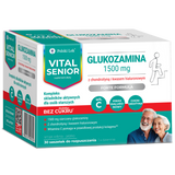 Vital Senior Glukozamina 1500 mg, proszek, smak wiśnia-jabłko, 30 saszetek - miniaturka zdjęcia produktu