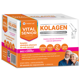 Vital Senior Kolagen, 30 saszetek USZKODZONE OPAKOWANIE - zdjęcie produktu
