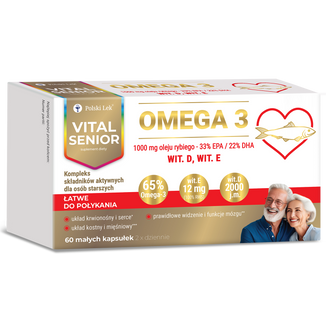 Vital Senior Omega 3, 60 kapsułek - zdjęcie produktu