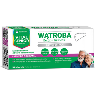 Vital Senior Wątroba, 30 tabletek - zdjęcie produktu
