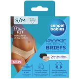 Canpol Babies MumFIT, majtki ciążowe pod brzuch, rozmiar S/M, 97-103 cm, 2 sztuki USZKODZONE OPAKOWANIE - miniaturka zdjęcia produktu