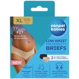 Canpol Babies MumFIT, majtki ciążowe pod brzuch, rozmiar XL, 110-120 cm, 2 sztuki - miniaturka zdjęcia produktu
