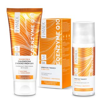 Zestaw Vianek Hero Coenzyme Q10, maseczka całonocna do twarzy z koenzymem Q10, 75 ml + krem do twarzy z koenzymem Q10, 50 ml - zdjęcie produktu