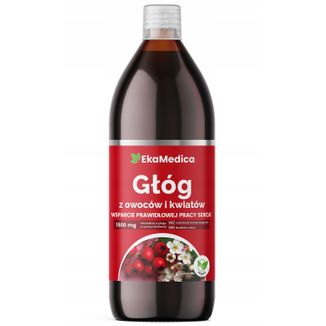 EkaMedica Głóg z owoców i kwiatów, 1 l - zdjęcie produktu