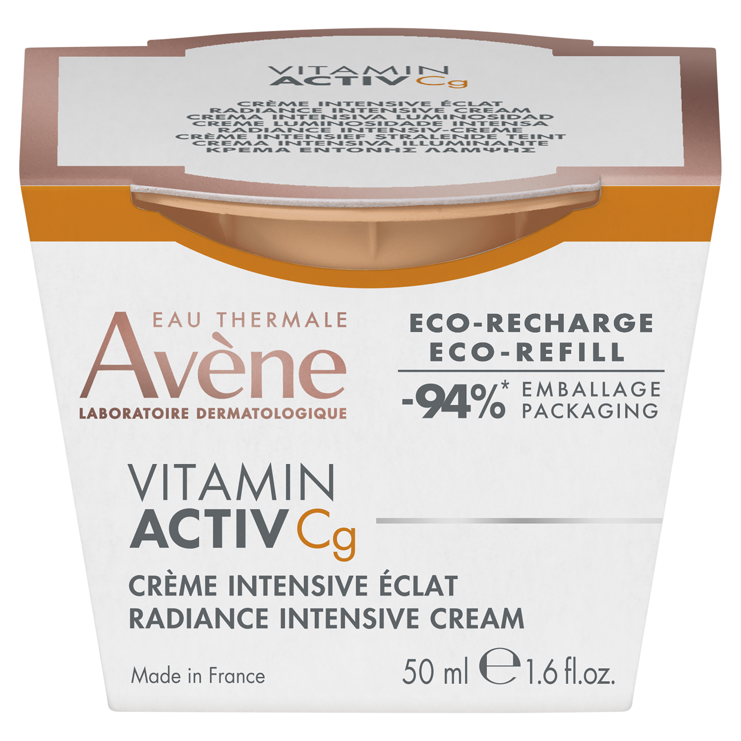 Avene Avene Vitamin Activ Cg, Creme intensiv aufhellend, refill, 50 ml — Inhaltsstoffe und Bewertung