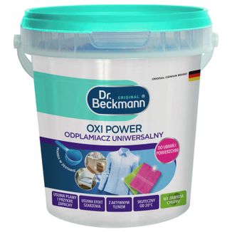Dr. Beckmann Oxi-Power, odplamiacz uniwersalny, 1 kg Dr. Beckmann Oxi-Power, odplamiacz uniwersalny, 1 kg - zdjęcie produktu