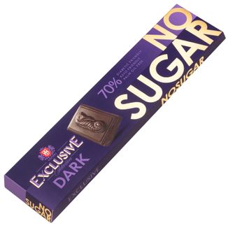 Taitau Czekolada gorzka 70% kakao, bez dodatku cukru, 50 g - zdjęcie produktu