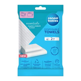 Canpol Babies, jednorazowe ręczniki, 2 sztuki - zdjęcie produktu