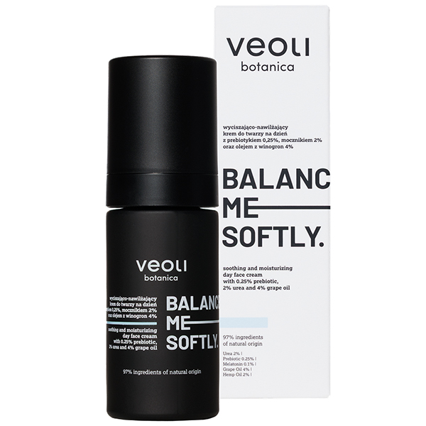 Nieznana Veoli Botanica Balance Me Softly, wyciszająco- nawilżający krem do twarzy na dzień, 30 ml