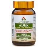 My Herbs ADEK, kompleks witamin, 60 kapsułek - miniaturka zdjęcia produktu