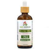 My Herbs D3 + K2 MK-7 2000IU, 100 ml KRÓTKA DATA - miniaturka zdjęcia produktu