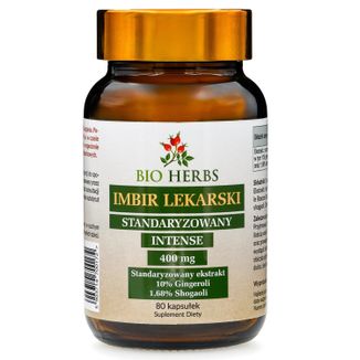 My Herbs Imbir lekarski 400 mg, 80 kapsułek - zdjęcie produktu