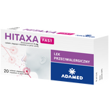 Hitaxa Fast 5 mg, 20 tabletek ulegających rozpadowi w jamie ustnej - miniaturka zdjęcia produktu