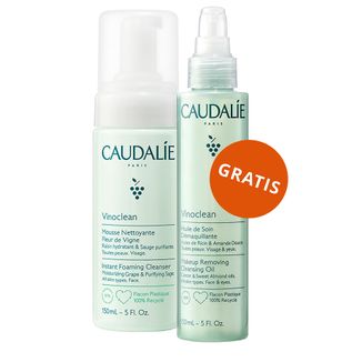 Caudalie Vinoclean, pianka oczyszczająca do twarzy, 150 ml + olejek do demakijażu, 150 ml gratis - zdjęcie produktu