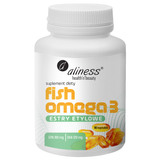 Aliness Fish Omega 3 Estry 180/120 mg, 90 kapsułek - miniaturka zdjęcia produktu