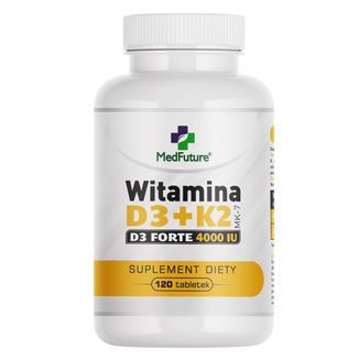 Medfuture Witamina D3 + K2 Forte, 120 tabletek - zdjęcie produktu