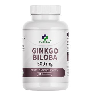 Medfuture Ginkgo Biloba 500 mg, 60 kapsułek Medfuture Ginkgo Biloba 500 mg, 60 kapsułek - zdjęcie produktu