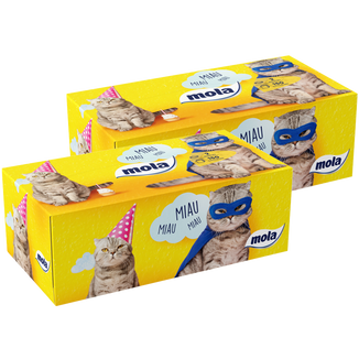 Zestaw Mola Flatbox, chusteczki higieniczne, pudełko, 2 x 150 sztuk - zdjęcie produktu