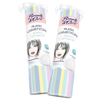 Zestaw Beauty&Care, płatki kosmetyczne, 2 x 120 sztuk - zdjęcie produktu