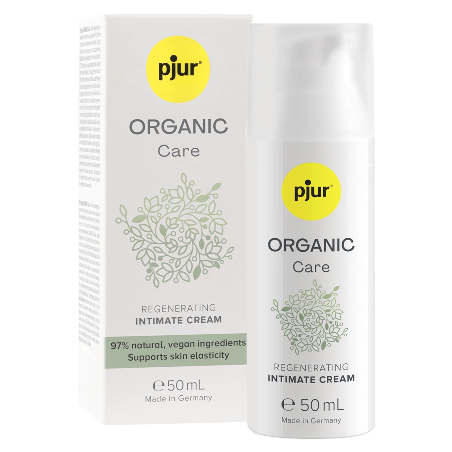 Nieznana Pjur Organic Care, regenerujący krem do higieny intymnej, 50 ml