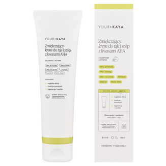 Your KAYA, zmiękczający krem do rąk i stóp z kwasami AHA, 100 ml - zdjęcie produktu