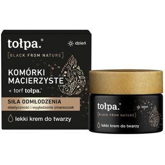 Tołpa Black from Nature, lekki krem do twarzy na dzień, 50 ml - zdjęcie produktu