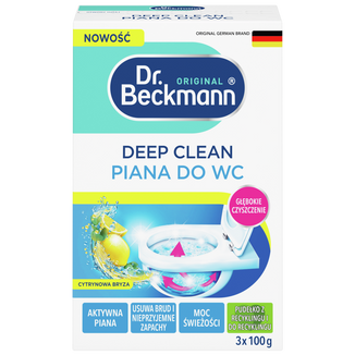 Dr. Beckmann, piana czyszcząca do WC, 3 x 100 g - zdjęcie produktu