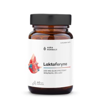 Aura Herbals Laktoferyna 100 mg, 60 kapsułek - zdjęcie produktu