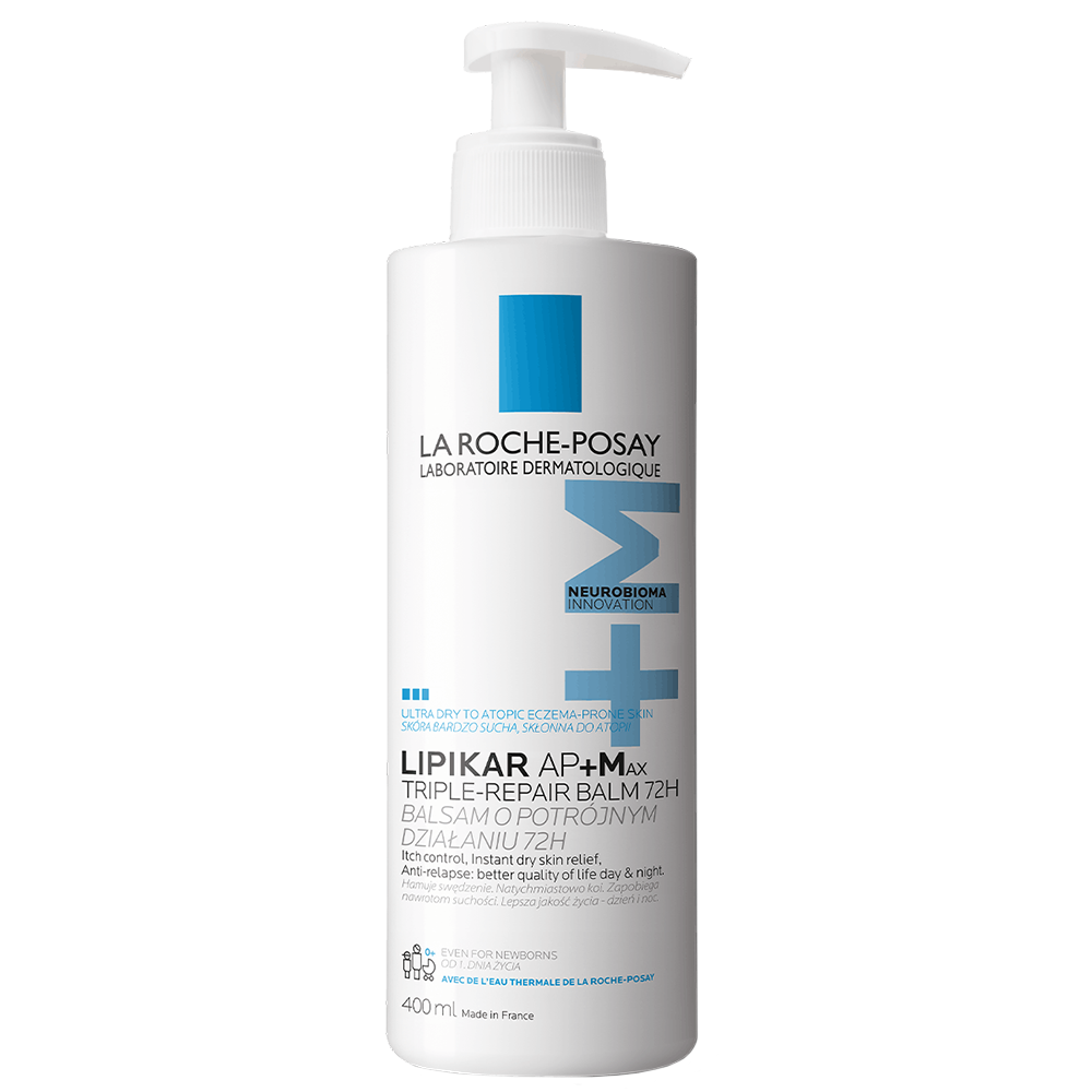 La Roche Posay La Roche-Posay Lipikar Baume AP+Max, balsam do ciała, skóra sucha i atopowa, od urodzenia, 400 ml