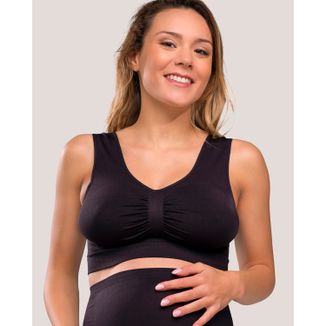 Carriwell, biustonosz ciążowy, czarny, rozmiar M, 1 sztuka - zdjęcie produktu