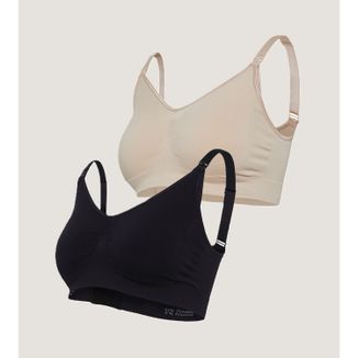 Carriwell, biustonosz ciążowy i do karmienia, rozmiar L, 2 sztuki Carriwell, biustonosz ciążowy i do karmienia, rozmiar L, 2 sztuki - zdjęcie produktu