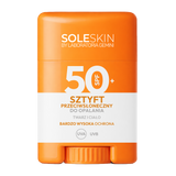 Soleskin, sztyft ochronny do twarzy i ciała, SPF 50+, 20 g Soleskin, sztyft ochronny do twarzy i ciała, SPF 50+, 20 g - miniaturka zdjęcia produktu