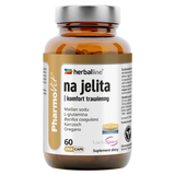 PharmoVit HerbalLine Na jelita Komfort Trawienny, 60 kapsułek - miniaturka zdjęcia produktu