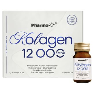 PharmoVit Kolagen 12000 Active, 30 ml x 30 butelek USZKODZONE OPAKOWANIE - zdjęcie produktu