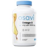 Osavi Vital Omega-3 Olej rybi 1000 mg, smak cytrynowy, 180 kapsułek - miniaturka zdjęcia produktu