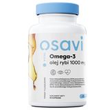Osavi Vital Omega-3 Olej rybi 1000 mg, smak naturalny, 60 kapsułek - miniaturka zdjęcia produktu