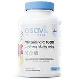 Osavi Vital Witamina C 1000 z rutyną i dziką różą, 120 kapsułek wegańskich - miniaturka zdjęcia produktu
