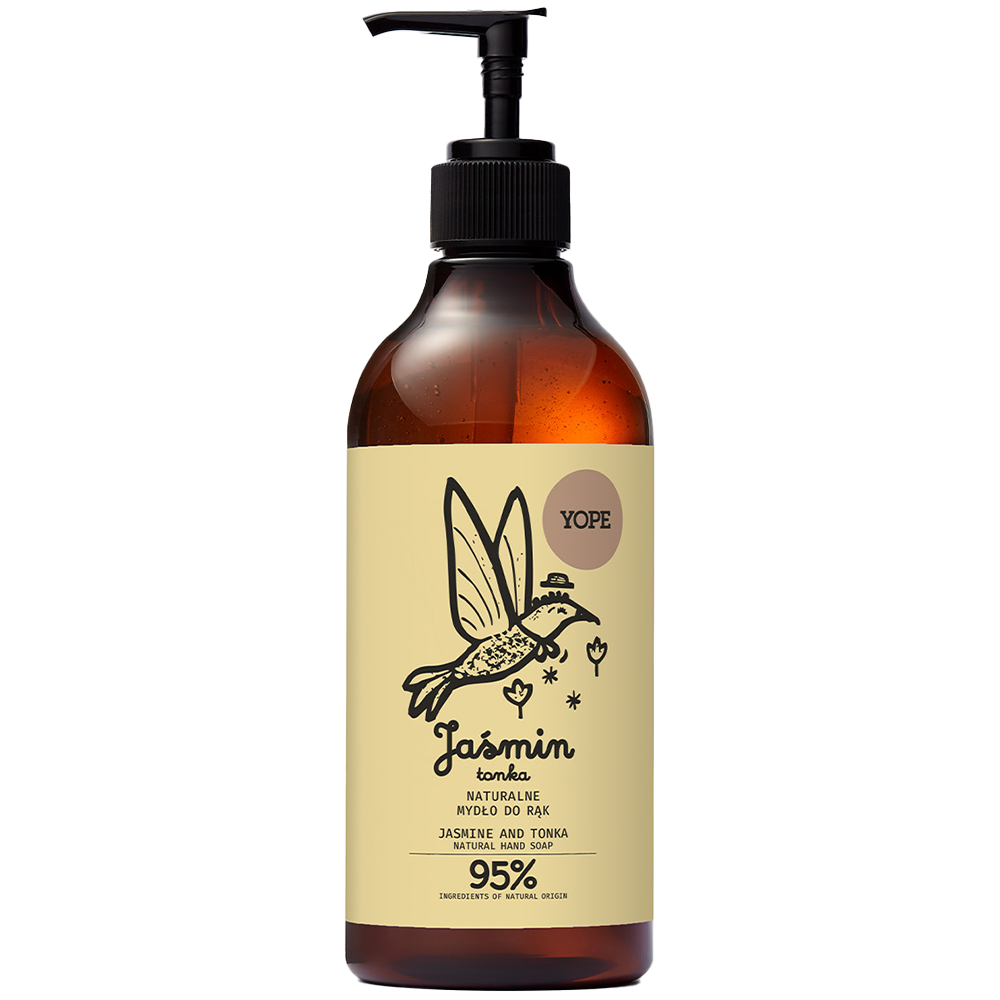 Nieznana Yope Jaśmin i Tonka, naturalne mydło w płynie, 500 ml