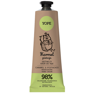 Yope Pistacja i Karmel, odżywczy krem do rąk, 50 ml - zdjęcie produktu
