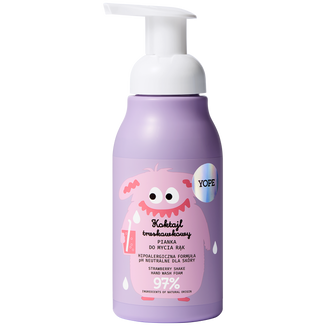 Yope Koktajl Truskawkowy, pianka do mycia rąk  dla dzieci, 400 ml - zdjęcie produktu