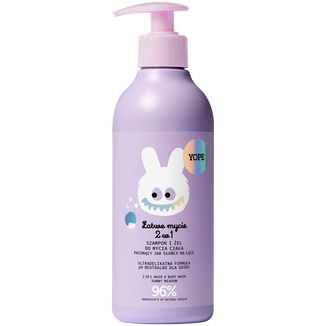 Yope Łatwe Mycie, szampon i żel do mycia ciała dla dzieci 2w1, 400 ml - zdjęcie produktu